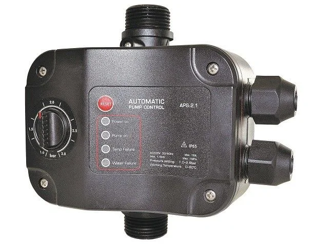H2Q UNIVERSELE PRESSCONTROL 10 AMP (MAX 2PK 230V) MET PLUG REF:A2.03.228 MPI