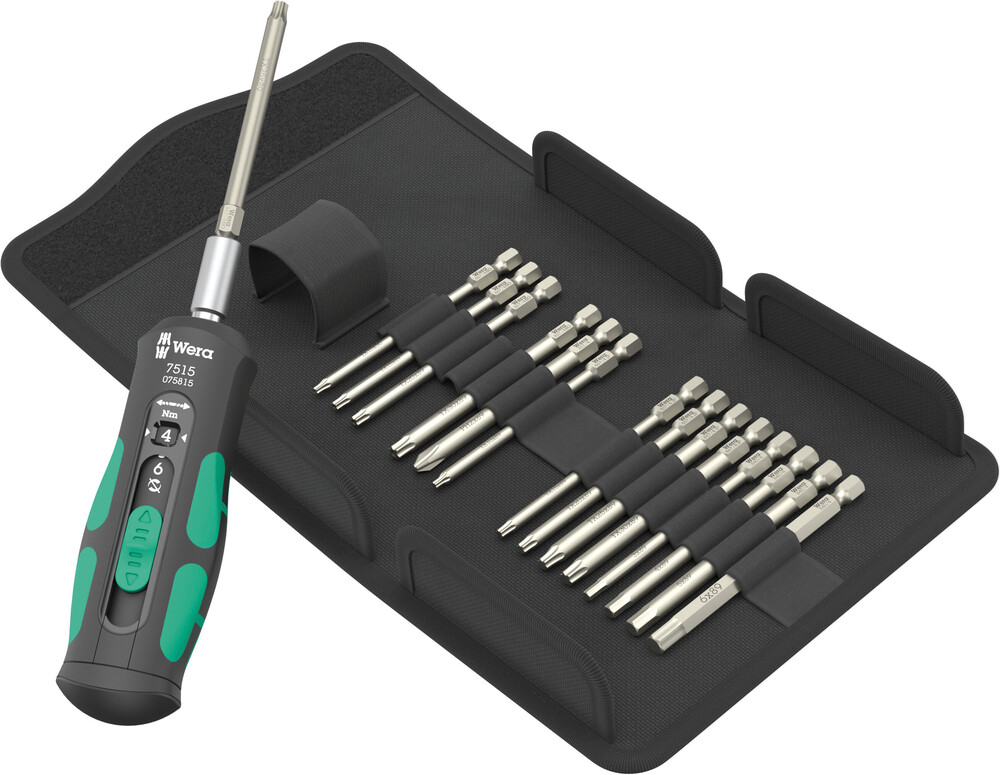 7515/16 KRAFTFORM SAFE-TORQUE SPEED UNIVERSAL 1 16-PIECE TOOL SET REF: WER05075851001 WERA