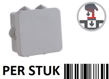 KABELDOOS MET NIPPELS IP55 SLUITING DOOR DRUK REF: FKNDFJA-0939347-E001 WEDITRADE