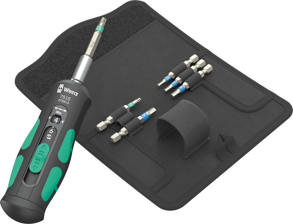 7515/7 KRAFTFORM SAFE-TORQUE SPEED BICYCLE 1 7-PIECE TOOL SET REF:WER05075850001 WERA