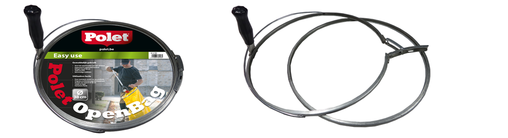 DRAAGRING VUILZAK 400MM REF:1033 POLET