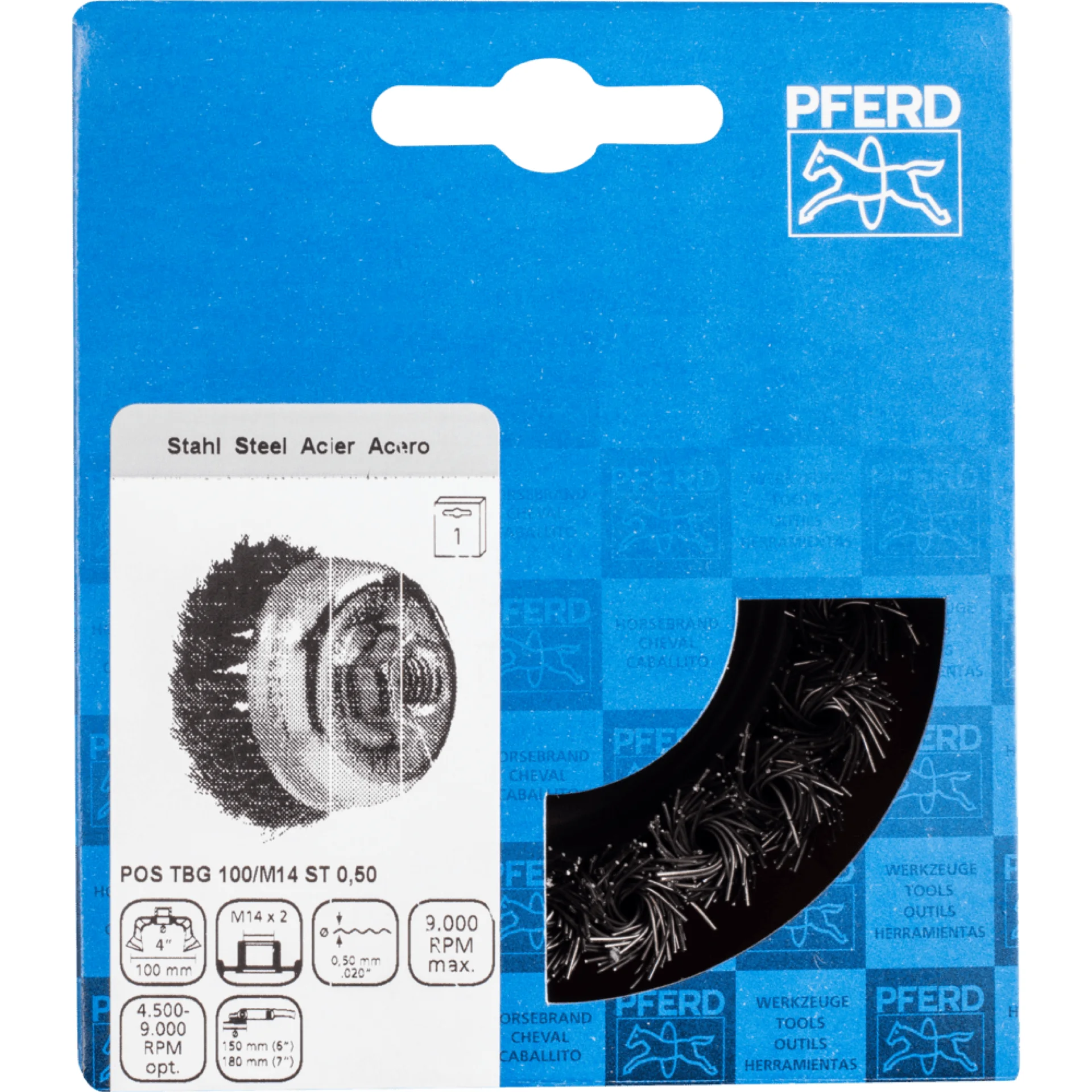 BORSTEL POS TBG 100/M14 ST 0,50 REF:43308031 PFERD