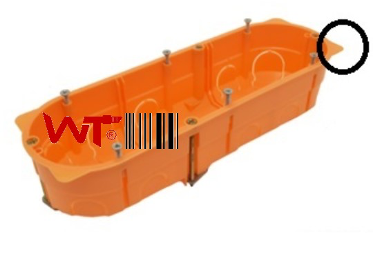 MF HOLLEWAND-K-DOOS HF ORANJE 45MM - MM-TRIPLE (1 PC.) REF:FHILSWT-OR3045-E001 WEDI