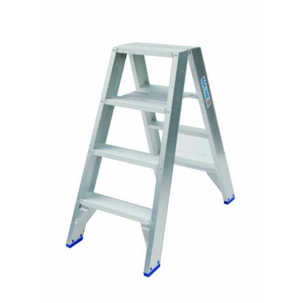 DUBBELE TRAPLADDER 2 X 4 TREDEN REF:DT04 SOLIDE