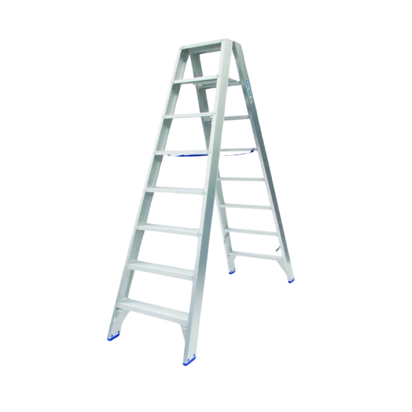 DUBBELE TRAPLADDER 2 X 8 TREDEN REF:DT08 SOLIDE