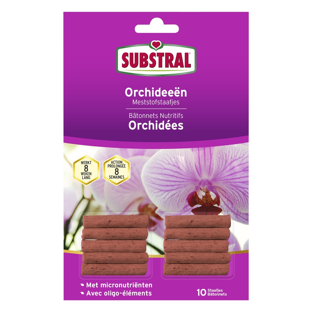 SUBSTRAL MESTSTOFSTAAFJES VOOR ORCHIDEEËN  REF:4887 SUBSTRAL