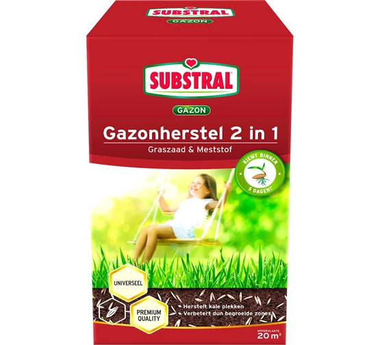SUBSTRAL GAZONHERSTEL 2IN1 20M² REF:GSLT20N SUBSTRAL