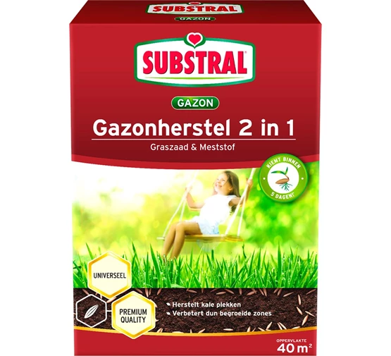 SUBSTRAL GAZONHERSTEL 2IN1 40M² REF:GSLT40N SUBSTRAL