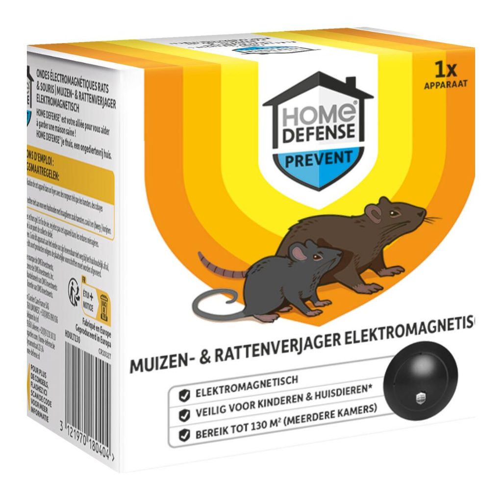 KB HOME DEFENSE RATTEN & MUIZEN ELEKTROMAGNETISCH 130M² REF:HDULT130 KB