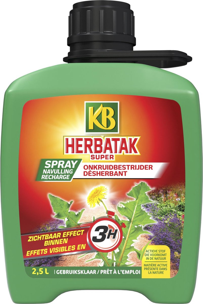 KB HERBATAK SUPER SPRAY REFILL 2.5 L REF:HERS250REF KB
