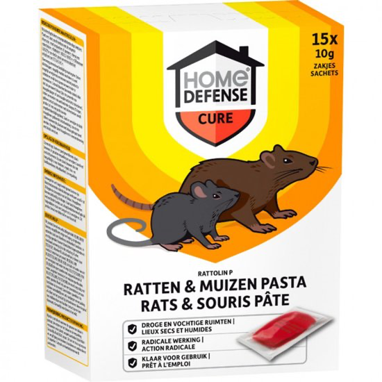 KB HOME DEFENSE RATTEN & MUIZEN PASTA 150G REF:RAPA015 KB