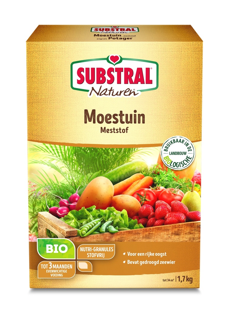 SUBSTRAL NATUREN  MOESTUINMESTSTOF 1,7KG REF:SNMM170 SUBSTRAL