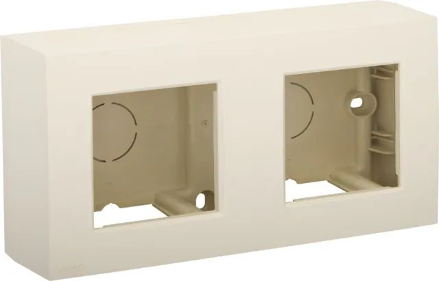 NIKO 2-VOUDIGE OPBOUWDOOS DUBBEL CREME REF:NI-100-80200 NIKO