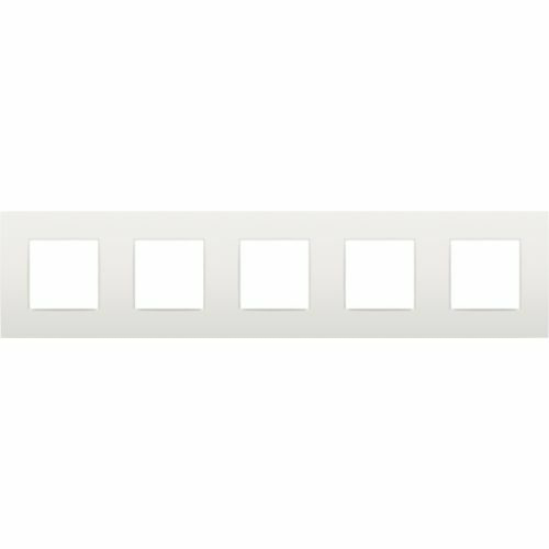 NIKO INTENSE 5-VOUDIGE AFDEKPLAAT CENTERAFSTAND 71MM WIT REF:NI-120-76005 NIKO