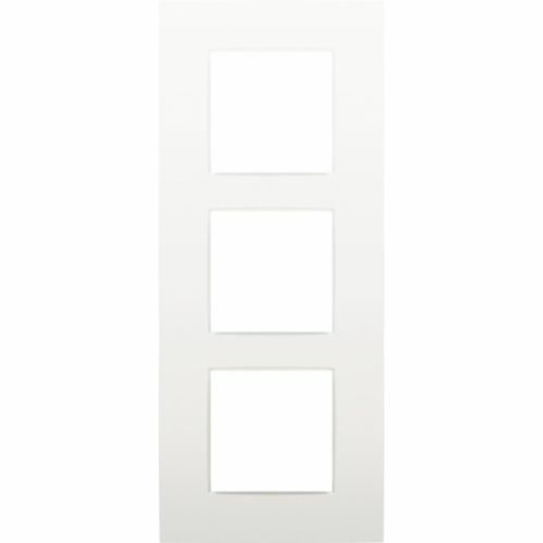 NIKO INTENSE 3-VOUDIGE AFDEKPLAAT CENTERAFSTAND 60MM WIT REF:NI-120-76300 NIKO