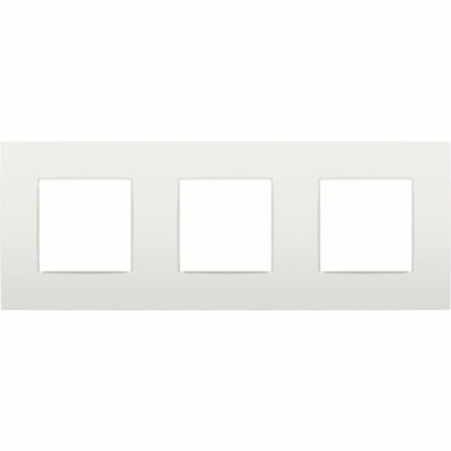 NIKO INTENSE 3-VOUDIGE AFDEKPLAAT CENTERAFSTAND 71MM WIT REF:NI-120-76700 NIKO