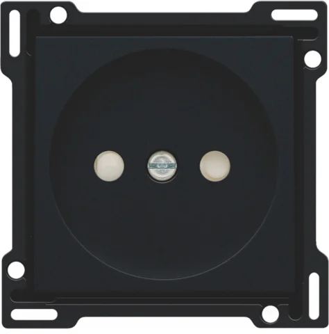 NIKO AFWERKINGSSET VOOR STOPCONTACT ZWART 21MM DIEPTE  REF:NI-161-66101 NIKO