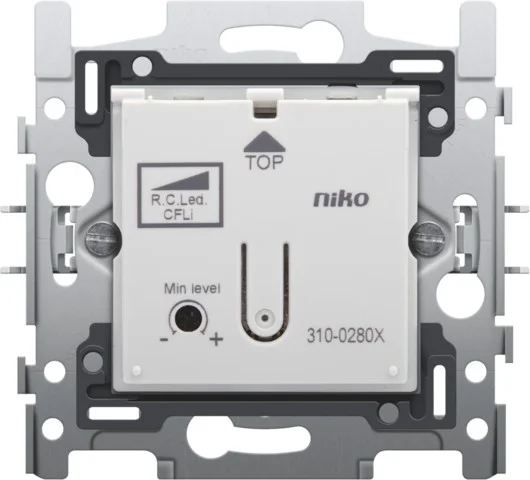 NIKO SOKKEL VOOR INBOUW DRUKKNOPDIMMER 2-100W REF:NI-310-02800 NIKO