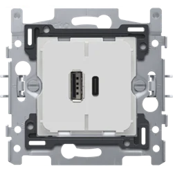 NIKO SOKKEL DUBBELE SMART USB-A EN USB-C  REF:NI-420-00512 NIKO