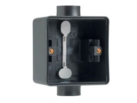 NIKO HYDRO DOOS ENKEL 2 INGANG M20 ZWART REF:NI-761-84111 NIKO