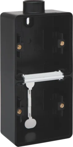 NIKO HYDRO DOOS DUBBEL VERTICAAL 1 INGANG M20 ZWART REF:NI-761-84201 NIKO