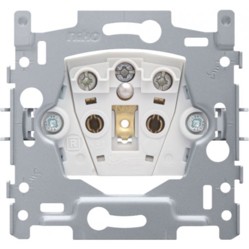 SOKKEL VOOR STOPCONTACT MET PENAARDE EN KINDERVEILIGHEID INBOUWDIEPTE 28,5MM REF:NI-170-33100 NIKO