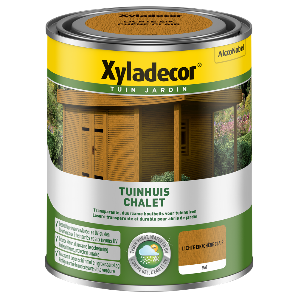 XYLADECOR TUINHUIS WB LICHTE EIK 750ML REF:XY5853859 XYLADECOR