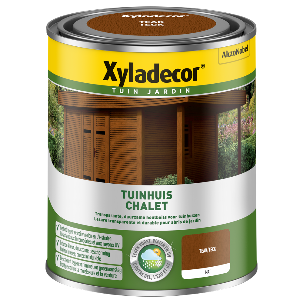 XYLADECOR TUINHUIS WB TEAK 750ML REF:XY5853862 XYLADECOR