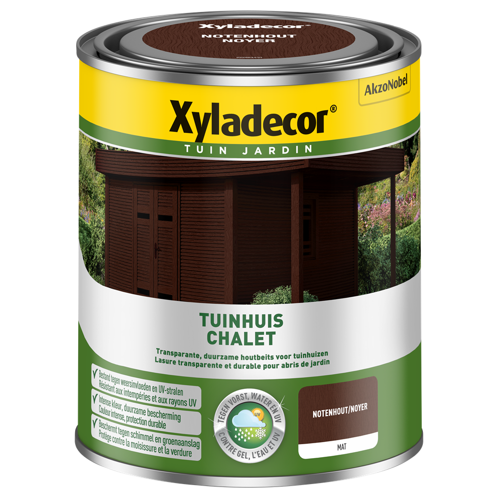 XYLADECOR TUINHUIS WB NOTENHOUT 750ML REF:XY5853864 XYLADECOR