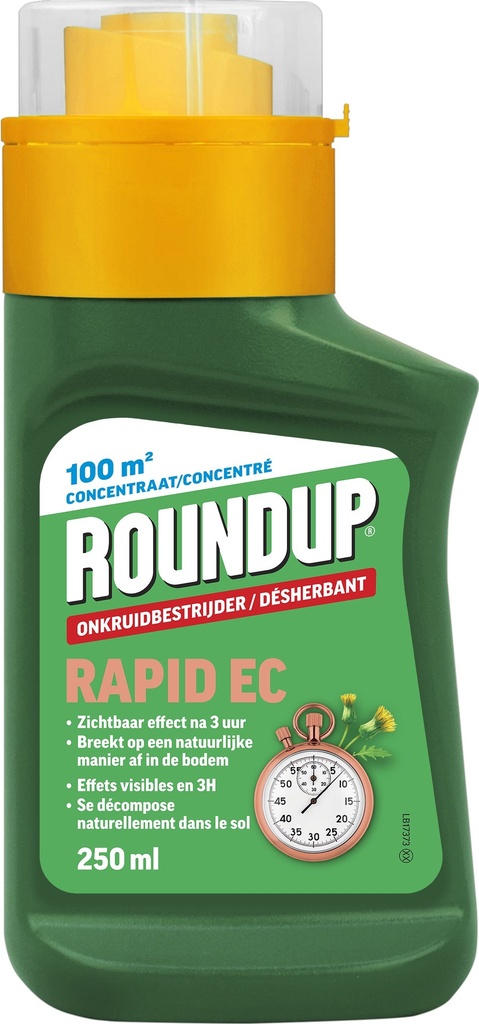 RAPID EC ONKRUIDBESTRIJDER 100M² CONCENTRAAT REF:RURAC025 EVERGREEN