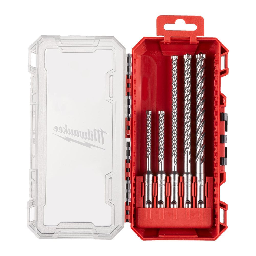 SDS-PLUS BORENSET MX4 PACKOUT READY BOX(5/6 X 115, 6/8 X 165, 10 X 165 MM) REF:4932498297 MILWAUKEE