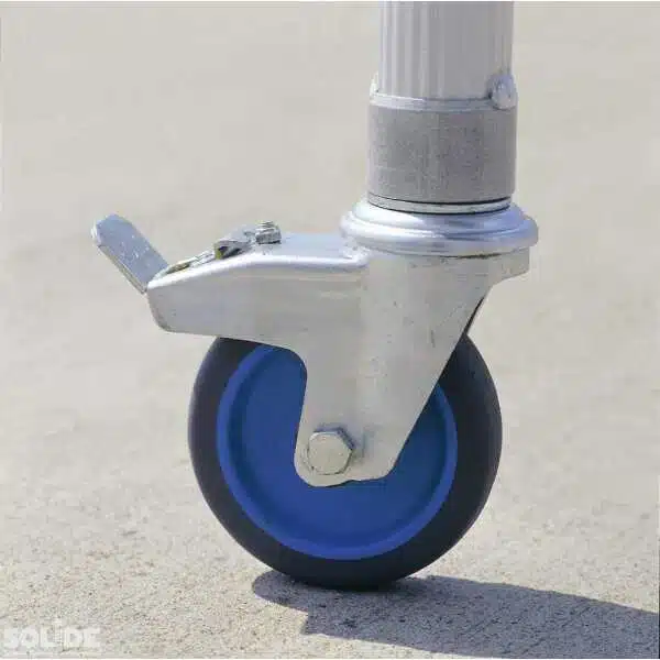 WIELSTAANDER MET WIEL Ø 125 REF:VS125W SOLIDE