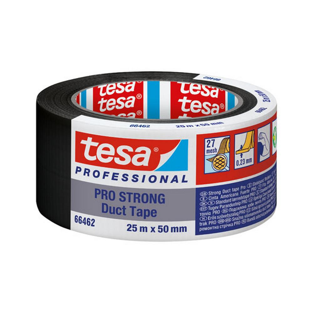 TESA ZWARTE DUCT TAPE ECO PRO-STRONG  25MX50MM REF:66462-00000-00 TESA