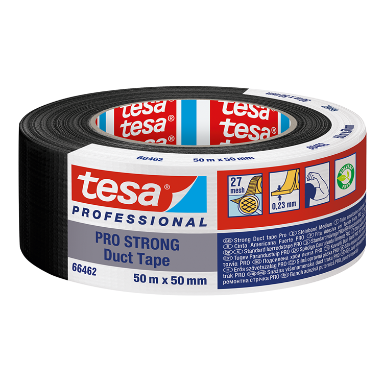TESA ZWARTE DUCT TAPE ECO PRO-STRONG  50MX50MM REF:66462-00002-00 TESA