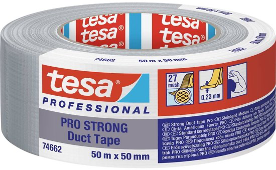 TESA GRIJZE DUCT TAPE ECO PRO-STRONG  50MX50MM REF:66462-00003-00 TESA