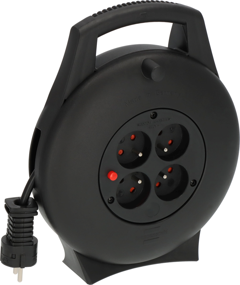 KABELHASPEL10M VL2-X 4-VOUDIG ZWART H05VV-F 3G1,5 REF:1093904 VARIO