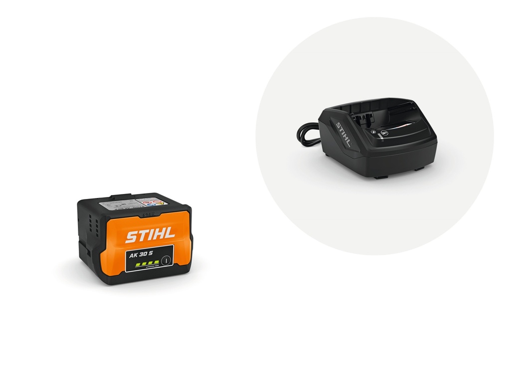 BATTERIJ AK 30 S ACCU STARTER SET NEW REF: 45200075902 STIHL