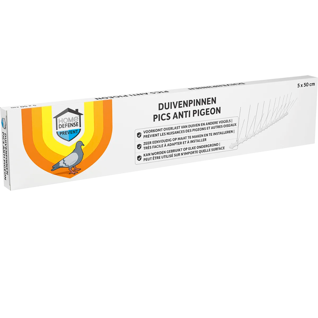 HOME DEFENSE® DUIVENPINNEN 5 X 50 CM REF:HDPIGSK025 HOME DEFENSE