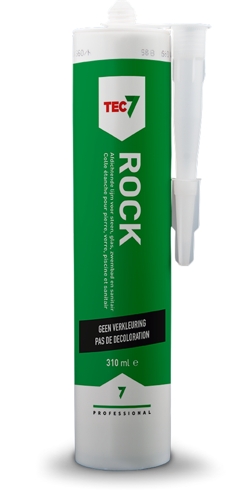 SILICONENKIT EN FLEXIBELE LIJM ROCK 7 KOKER 310ML REF:539006000 TEC7