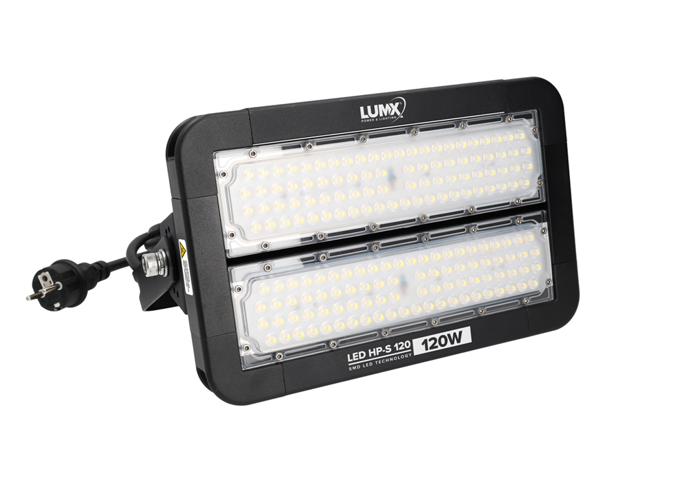 LED ARMATUUR HP-S 120 120W,5M H07RN-F,IP66,6500K,16800LM REF: LM 62120 LUMX