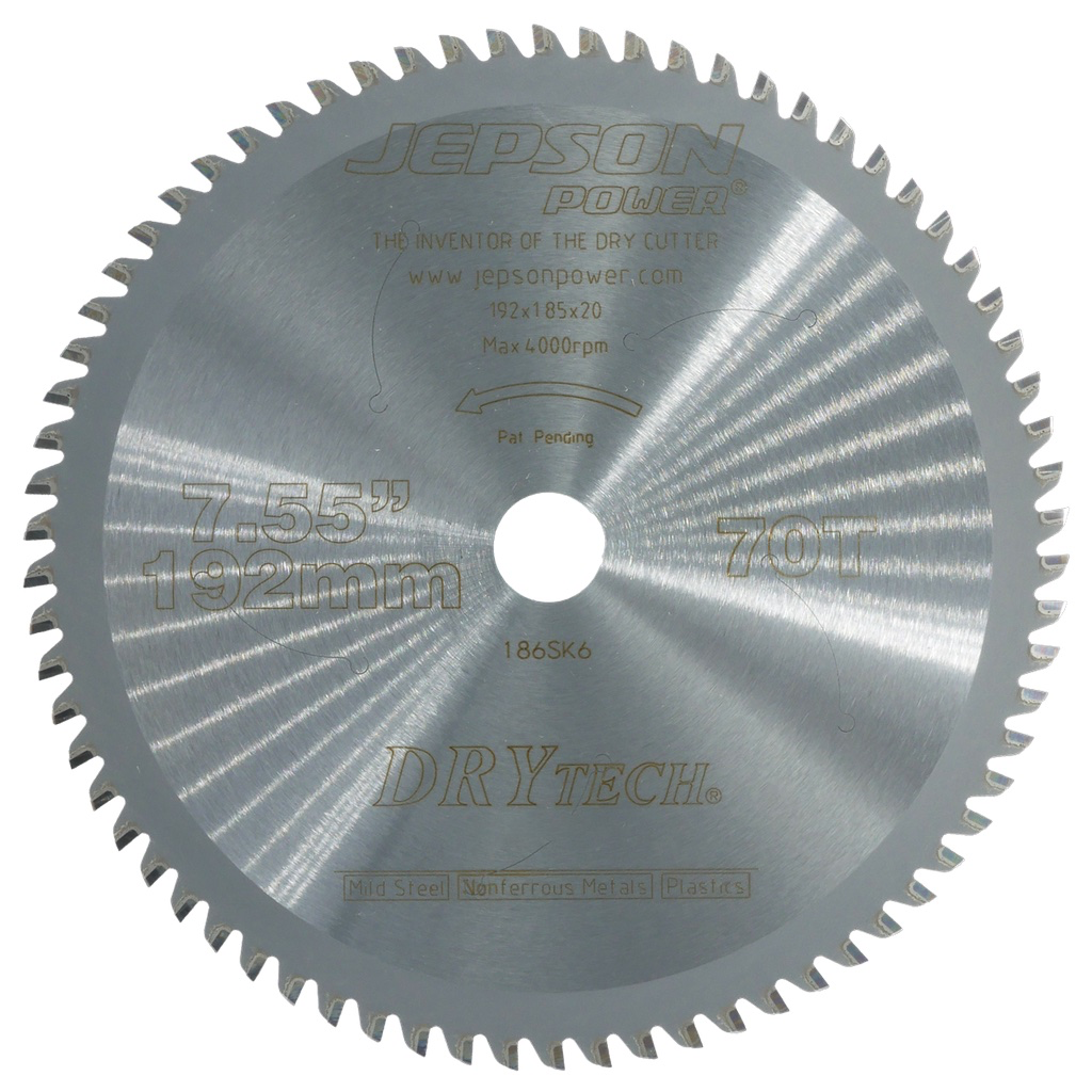 DRYTECH HM-ZAAGBLAD Ø 192 MM / 70T VOOR PLATEN REF: 719270 JEPSON