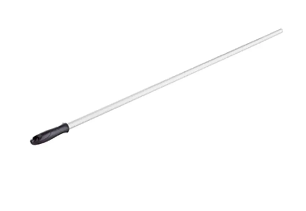 STEEL ALUMINIUM 140CM MET DUITSE DRAAD GREEP ZWART REF:6735 BOBRUSH