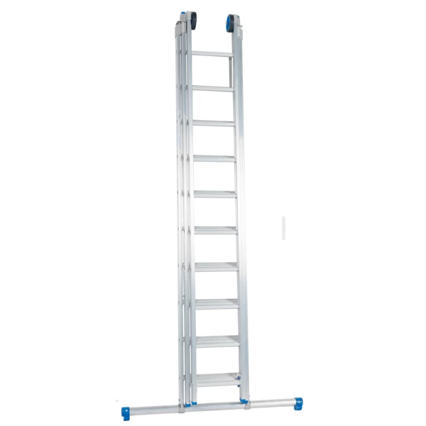 SCHUIFLADDER 3X10 RECHTE VOET REFORM STAB3124 SPREIDBEVEILIGING REF:D10RB SOLIDE