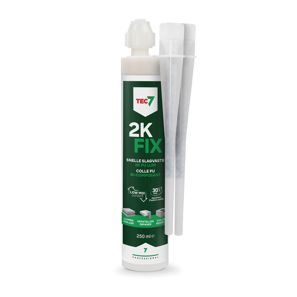 SNELLE SLAGVASTE 2K PU-LIJM 2K FIX 250ML REF:591536000 TEC7
