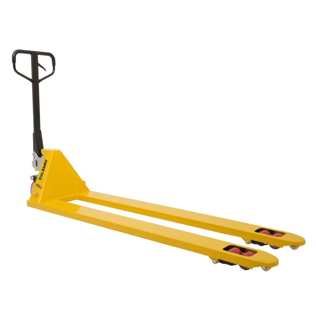 MANUELE HAND TRANSPALLET TRUCK 2T VERLENGEDE VORKEN 2M GEEL REF: TVH/47978656 TOTALSOURCE