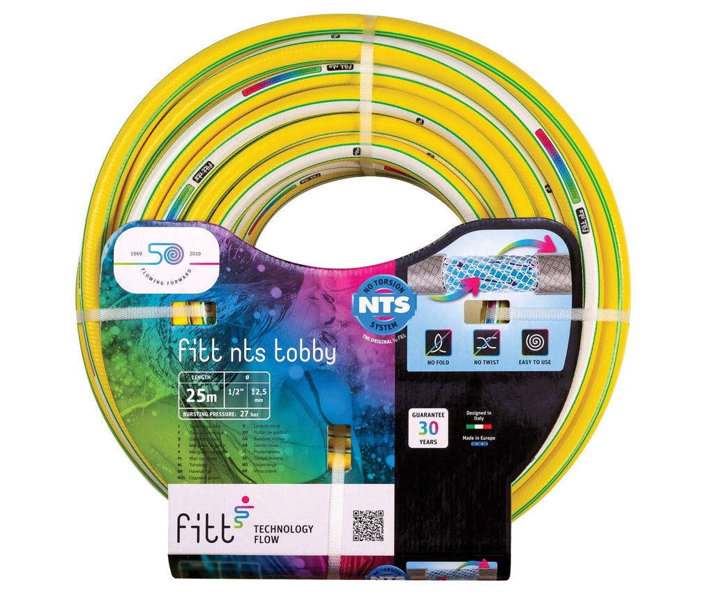 TUINSLANG NEW TOBBY NTS 1/2"*25M (TUIN) REF:7601.7622 FITT