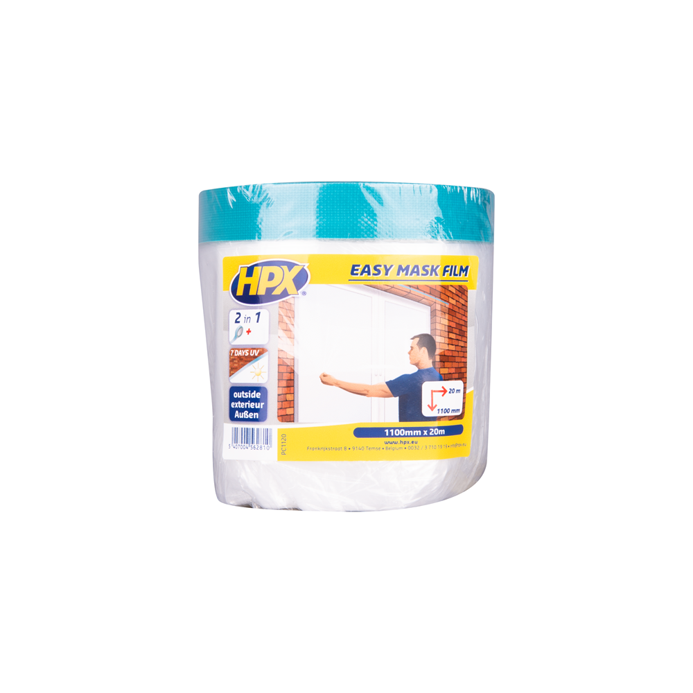 PC1120 Easy mask film cloth tape - 1100mm x 20m