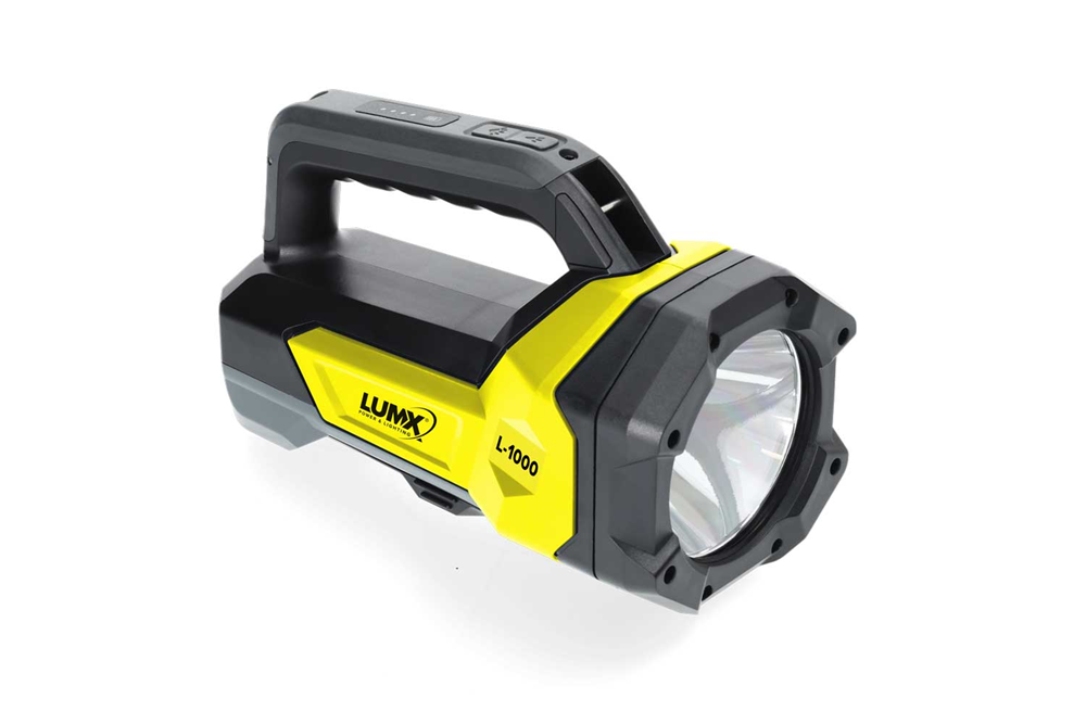 LED ZAKLAMP L-1000, 1000 LM + 600 LM, IPX4 – HERLAADBAAR REF: LM 18570 LUMX