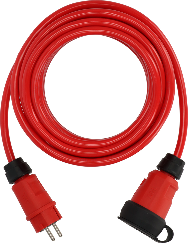 PROFI VERLENGKABEL VQ 1200 BE/PL IP44 10METER H07BQ-F 3G 2.5 ROT REF:9162104210 BRENNENSTUHL
