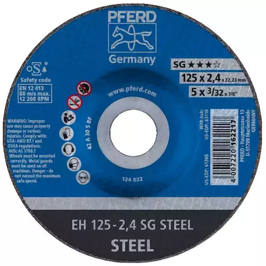 SNIJSCHIJF EH 125-2.4 A30 S SG REF:61320222 PFERD
